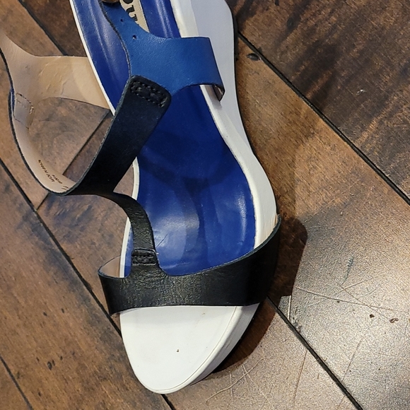 Dune colour block wedge sandals. Size 7 - Picture 7 of 8